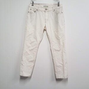Ash & Erie Jeans Mens 30x29 Off White Denim Cotton Elastane